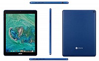 Acer Chromebook Tab 10 Blue Front,Back And Side pictures