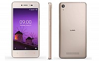 Lava Z50 Gold Front,Back And Side pictures