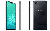 Oppo A3 Black Front,Back And Side pictures