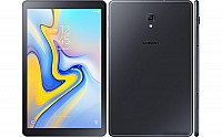Samsung Galaxy Tab A 10.5 Black Front and Back pictures