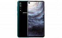 Samsung Galaxy A8s Front and Back pictures