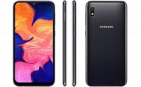 Samsung Galaxy A10 Front, Side and Back pictures