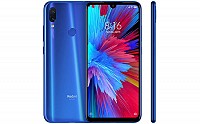 Xiaomi Redmi Note 7 Front, Side and Back pictures