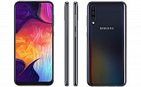 Samsung Galaxy A50 Front, Side and Back pictures