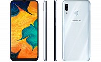 Samsung Galaxy A30 Front, Side and Back pictures