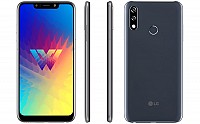 LG W10 Front, Side and Back pictures