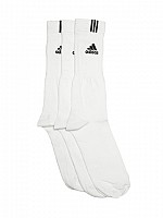 Adidas Unisex White Pack of 3 socks02 Photo pictures