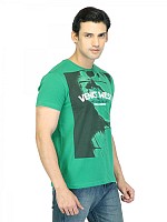 Lee men Face Green T-shirt Photo pictures