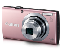 Canon PowerShot A2400 IS Pink Front And Side pictures