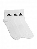 Adidas Unisex White Pack of 3 ankle Socks Picture pictures