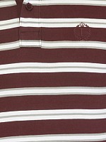 Lee men Striped Maroon t-shirt Picture pictures