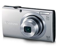 Canon PowerShot A2400 IS Silver Front And Side pictures