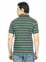 Lee Men Striped Olive T-shirt Image pictures