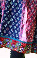 Jaipur Kurti Cotton fabric Red color Picture pictures