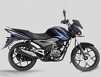Bajaj Discover 125 T Black and Blue pictures