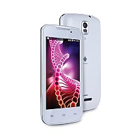 Lava Iris 402 Plus Ivory White Front,Back And Side pictures