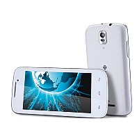 Lava Iris 402 Plus Ivory White Front,Back And Side pictures