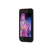 Lava Iris 408e Black Front And Side pictures