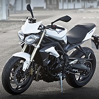 Triumph Street Triple ABS Crystal White pictures