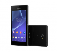 Sony Xperia M2 Black Front,Back And Side pictures