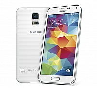 Samsung Galaxy S5 4G Front and Back pictures