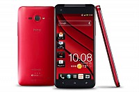 HTC J Butterfly (HTL21) Red Front,Back And Side pictures