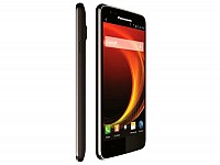 Panasonic Eluga A Black Front And Side pictures