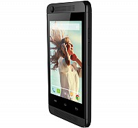 Lava Iris 360 Music Black Front And Side pictures