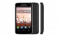 Alcatel One Touch Tribe 3040 Black Front,Back And Side pictures