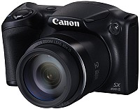 Canon PowerShot SX400 IS Front And Side pictures