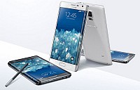 Samsung Galaxy Note Edge White Front, Back and Side pictures