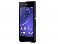 Sony Xperia E3 Black Front And Side pictures