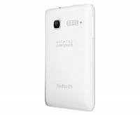 Alcatel OneTouch Fire C White Back And Side pictures