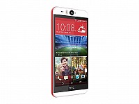 HTC Desire Eye Coral Red Front And Side pictures