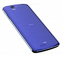 Lava Iris Selfie 50 Blue Back And Side pictures
