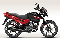 hero glamour drum brake Black With Sports Red Image pictures