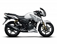 TVS RTR 180 White pictures