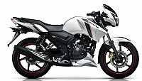 TVS Apache RTR 160 White pictures