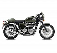 Triumph Thruxton Bookands Green pictures