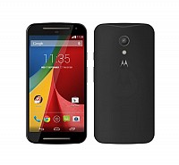 Motorola Moto G (Gen 2) 4G LTE Black Front And Back pictures