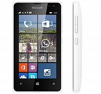 Microsoft Lumia 532 Dual SIM White Front And Side pictures