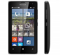 Microsoft Lumia 532 Dual SIM Black Front And Side pictures