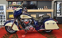 Indian Chieftain Standard Cheiftain springfield Blue ivory cream pictures
