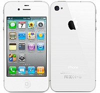 Apple iPhone 4S White Front And Back pictures