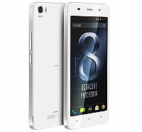 Lava Iris X8 White Front,Back And Side pictures