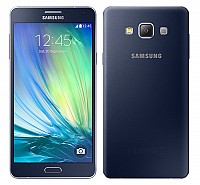 Samsung Galaxy A7 Midnight Black Front and Back pictures