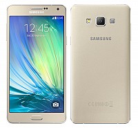 Samsung Galaxy A7 Champagne Gold Front and Back pictures