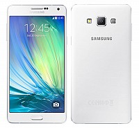 Samsung Galaxy A7 Pearl White Front and Back pictures