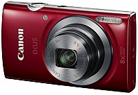 Canon Digital IXUS 160 Red Front And Side pictures