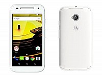 Motorola Moto E (2nd Gen) White Front And Back pictures